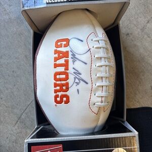 Urban Meyer Autographed Florida Gators Replica Rawlings Football